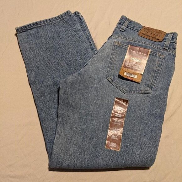 🆕NWT ARIZONA DENIM JEANS TAPERED LEG - 30 X 32 - Picture 1 of 4